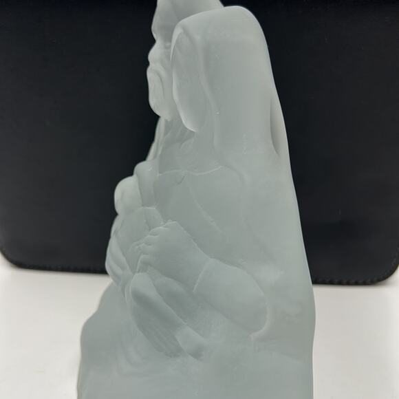 aTiara Jesus Mary & Joseph Vintage Crystal Figurine Scene 1995 # 10007 - Picture 4 of 10